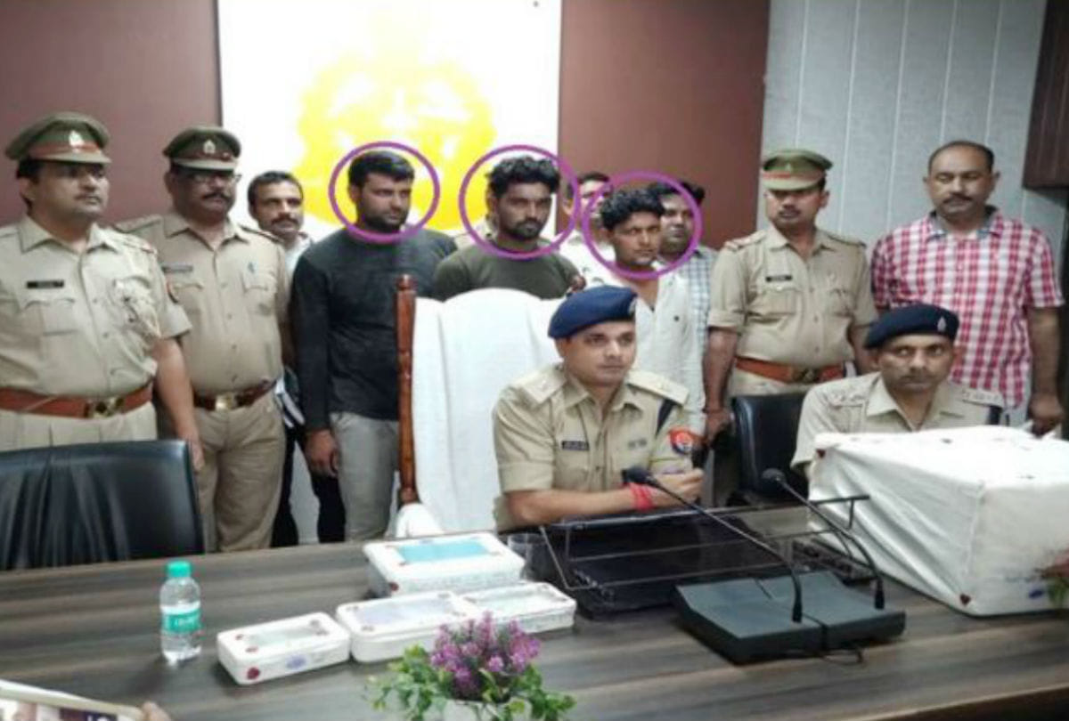 three man arrested for fake currency print in mathura