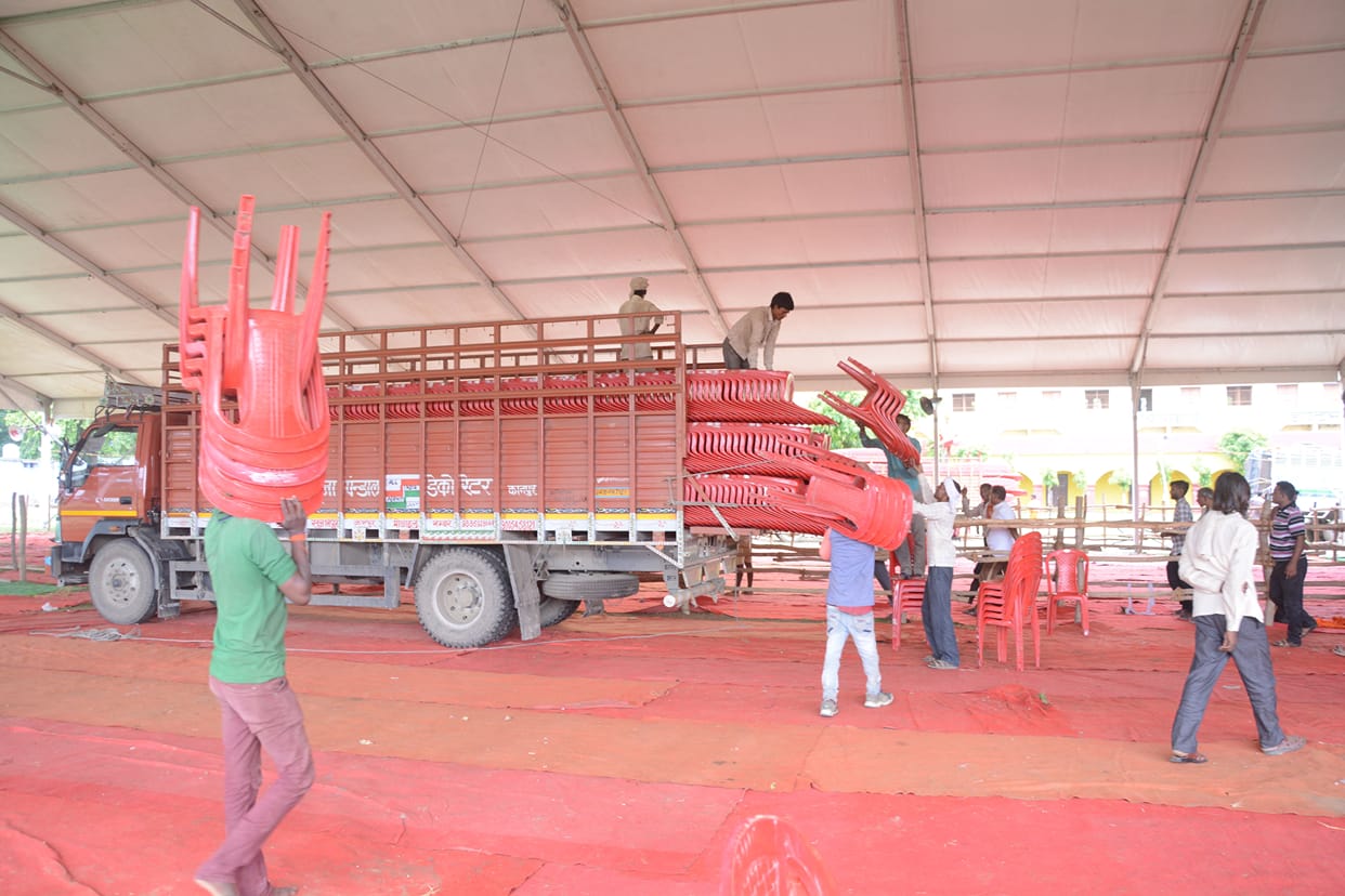 Preparations were stalled due to cancellation of Chief Minister's visit