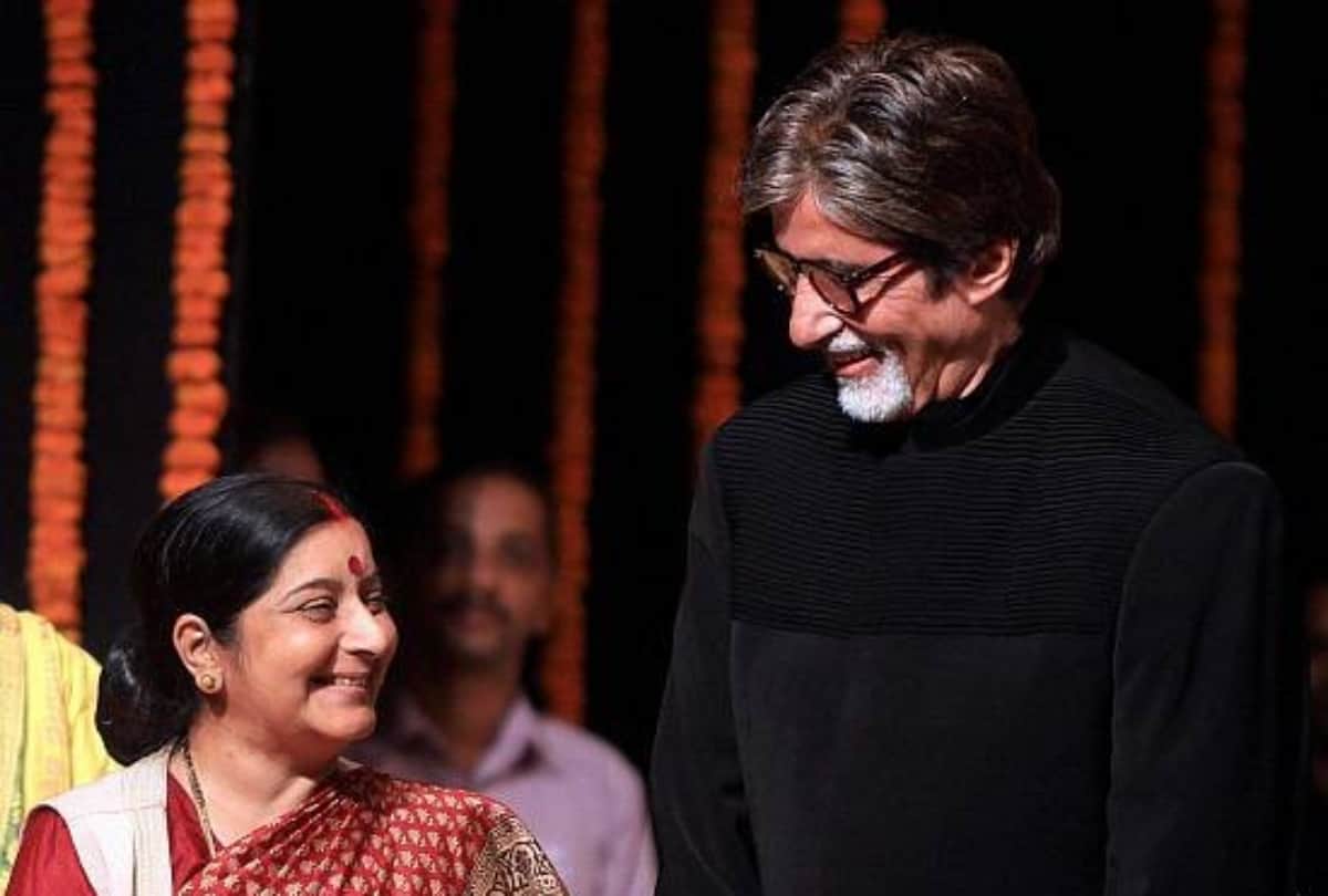 Sushma Swaraj Passes Away dharmendra amitabh bachchan pay tribute to sushma swaraj