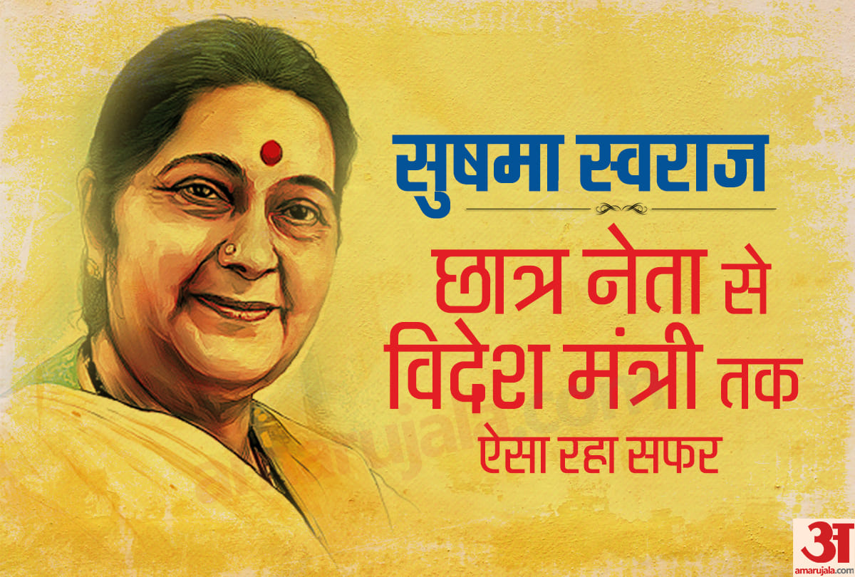 Sushma Swaraj success story, journey from a college student to External Affairs Minister of India