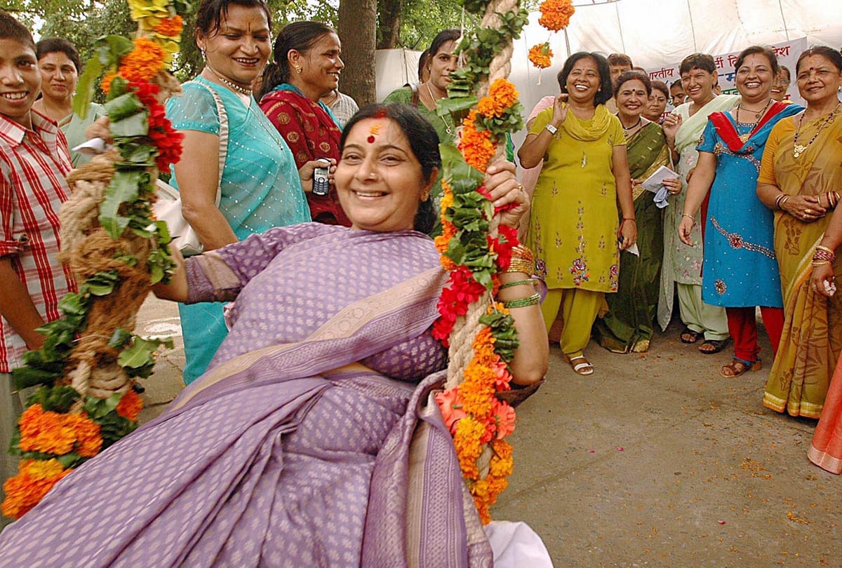 When Ramlila ground gathered listen to Sushma Swaraj
