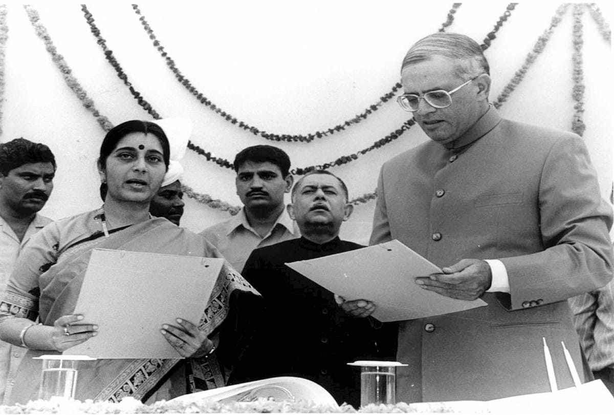 Sushma Swaraj Family, Swaraj Kaushal, Bansuri Swaraj, Gulshan Sharma
