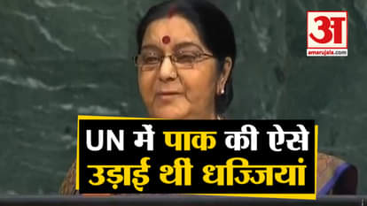 Sushma Swaraj Historic Speech in United Nations on Terrorism