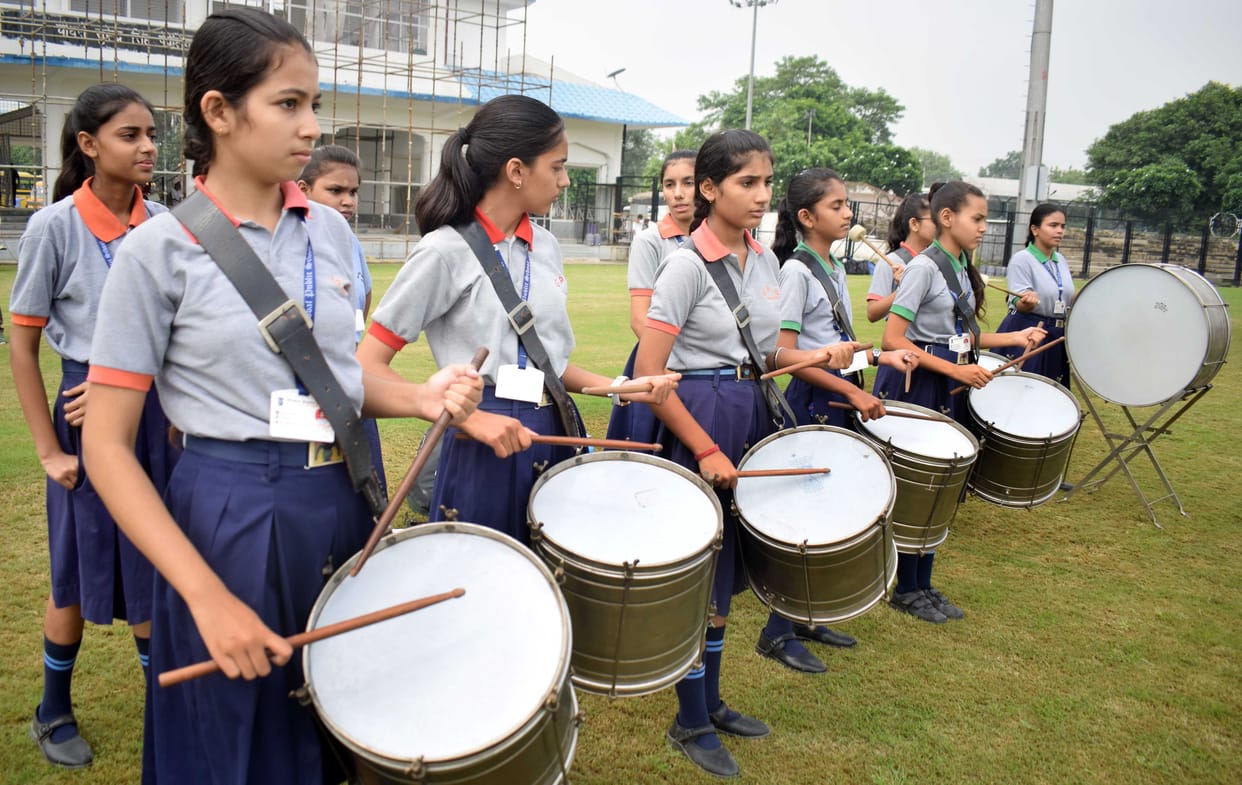 rehursal started for the independance  day program