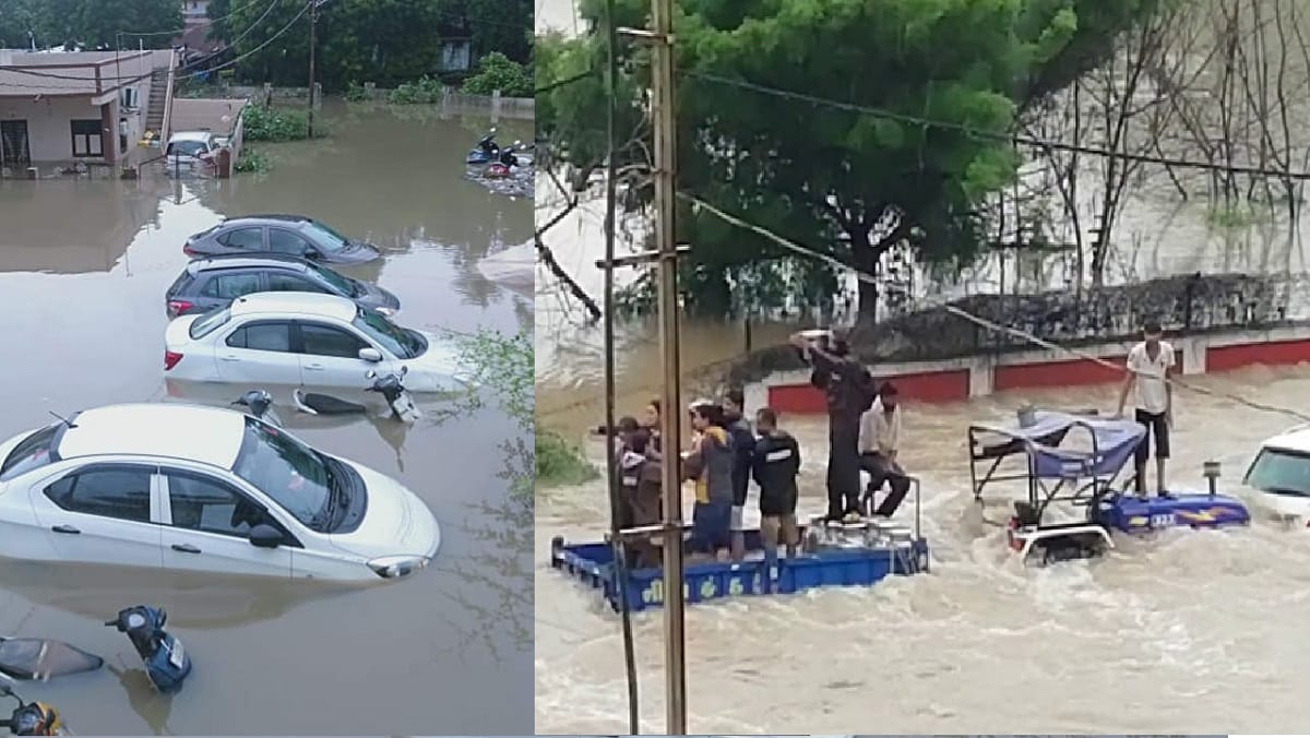 vadodara traffic police will not issue the challan of vehicles till August 15th due to flood