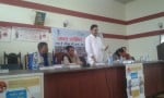 धारी की क्षेत्र पंचायत बैठक में बोलते विधायक राम सिंह कैड़ा और बैठक में मौजूद अधिकारी। अमर उजाला