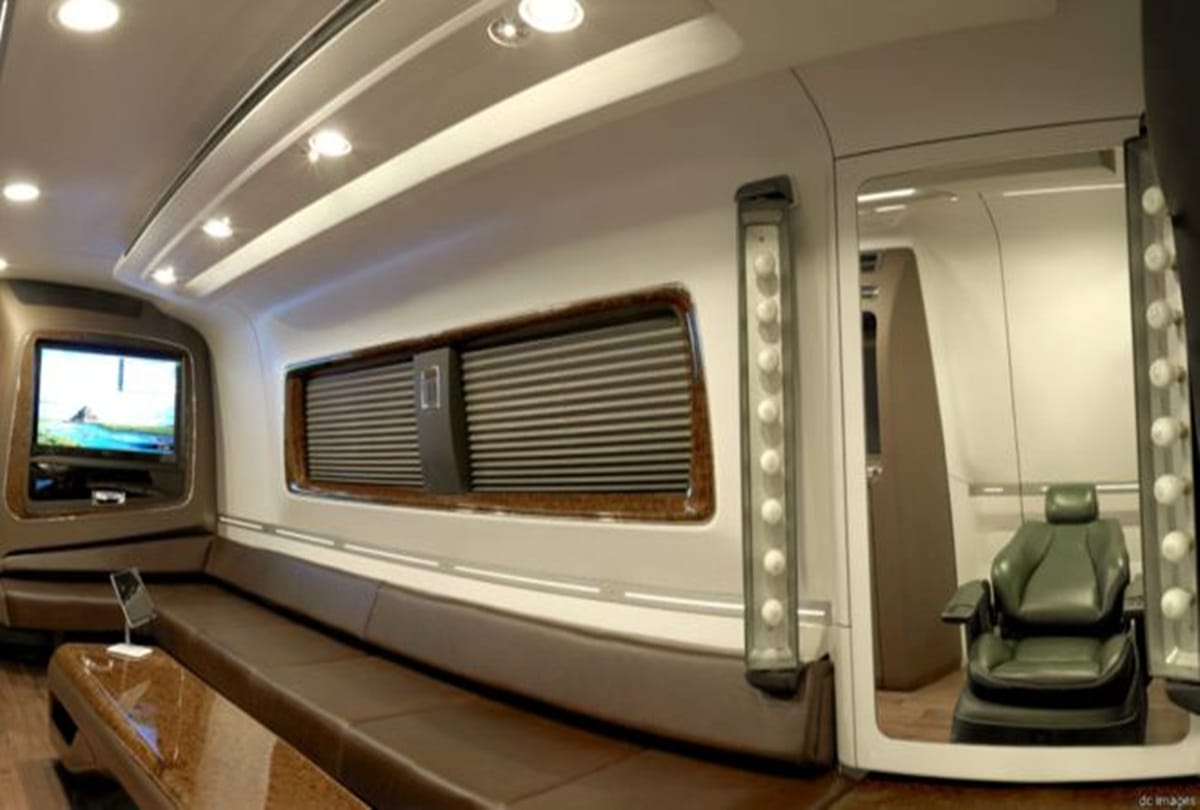 Actor Mahesh Babu Birthday Special See His vanity van Inside Photos