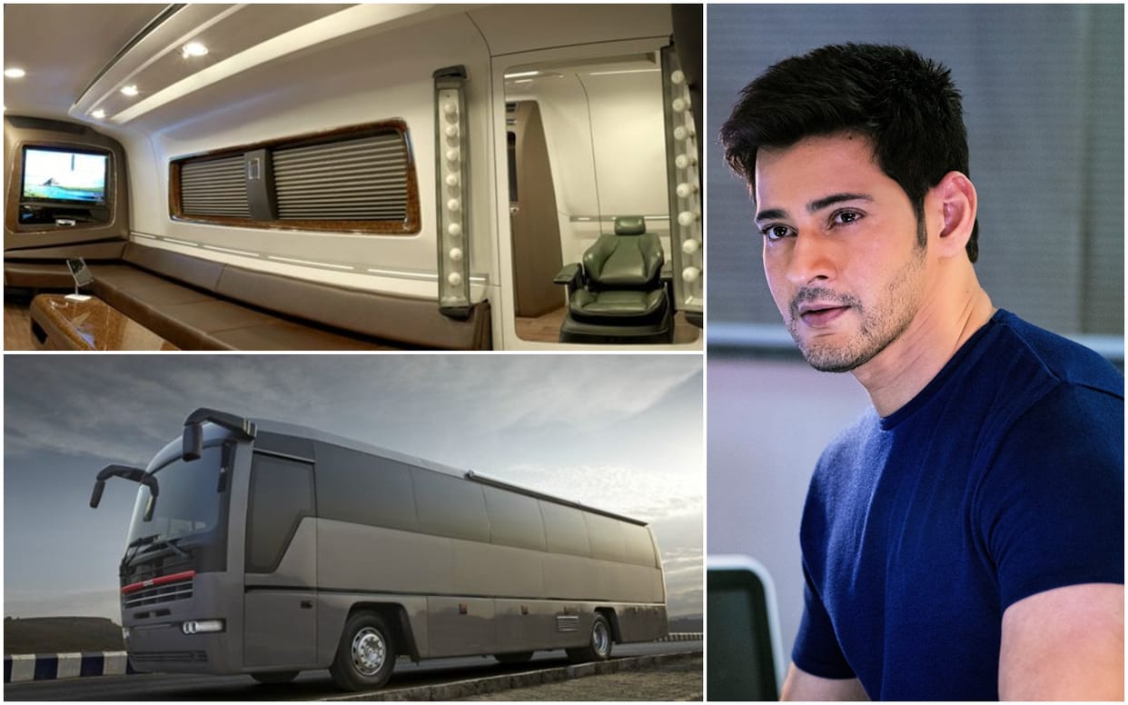 Actor Mahesh Babu Birthday Special See His vanity van Inside Photos