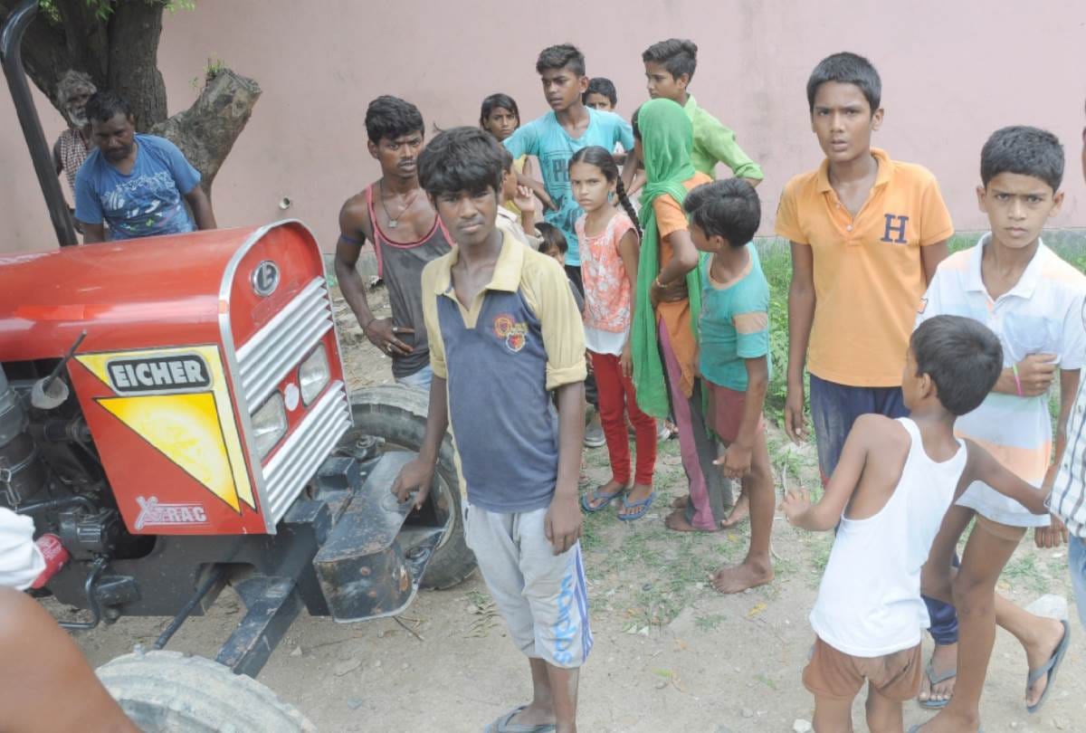 labour died in an accident in lucknow