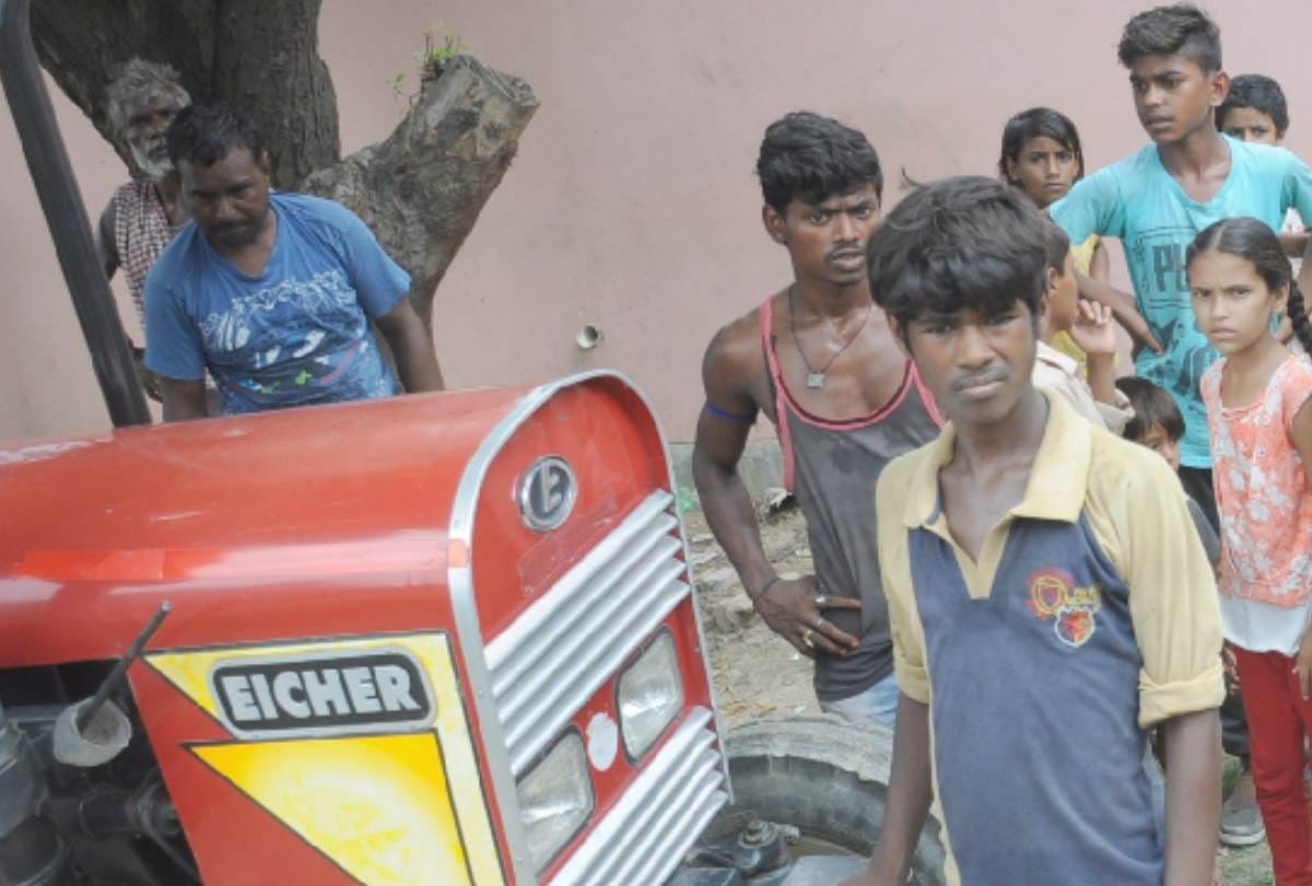 labour died in an accident in lucknow