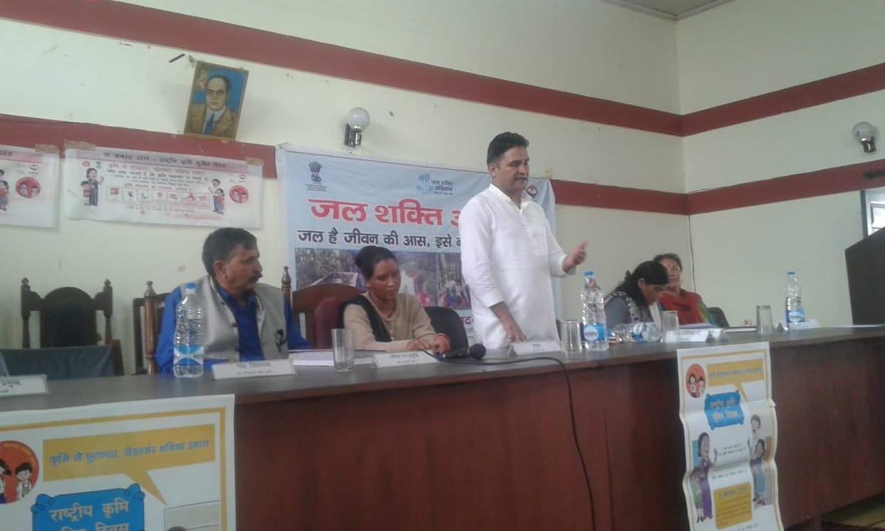 Public representative angry due to not getting proper price for crops