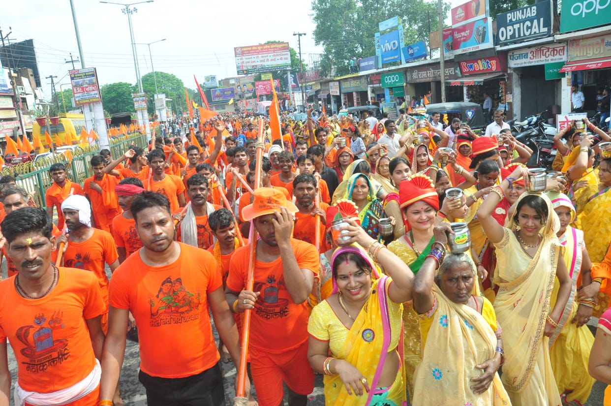 Bam Bam bhole echoed during kanwad yatra