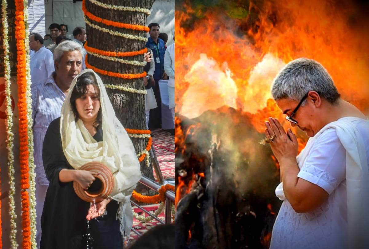 Daughters performed last rites Atal Bihari Vajpayee Sushma Swaraj Gopinath Munde Govind pansare