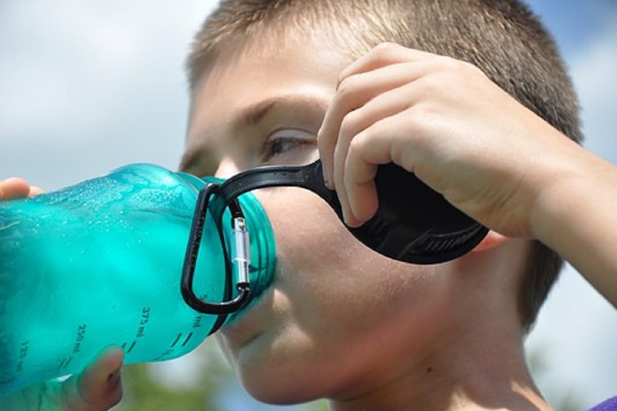 drinking water