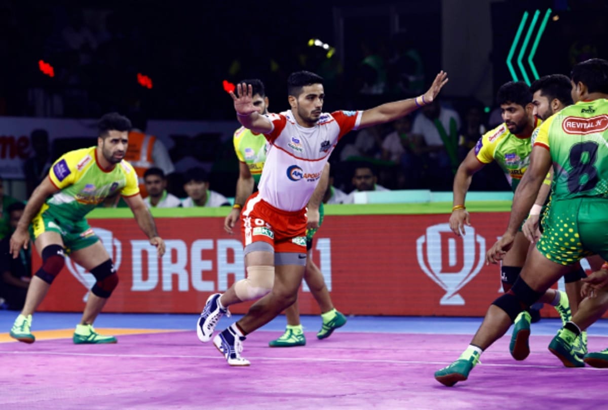 Pro kabaddi league Haryana steelers defeated patna pirates Up yodha and tamil thalaivas match tied