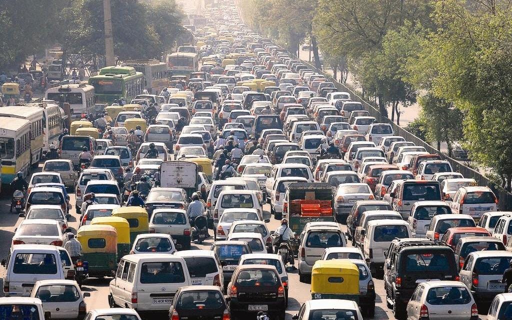 Huge jam from Handia to Bhati