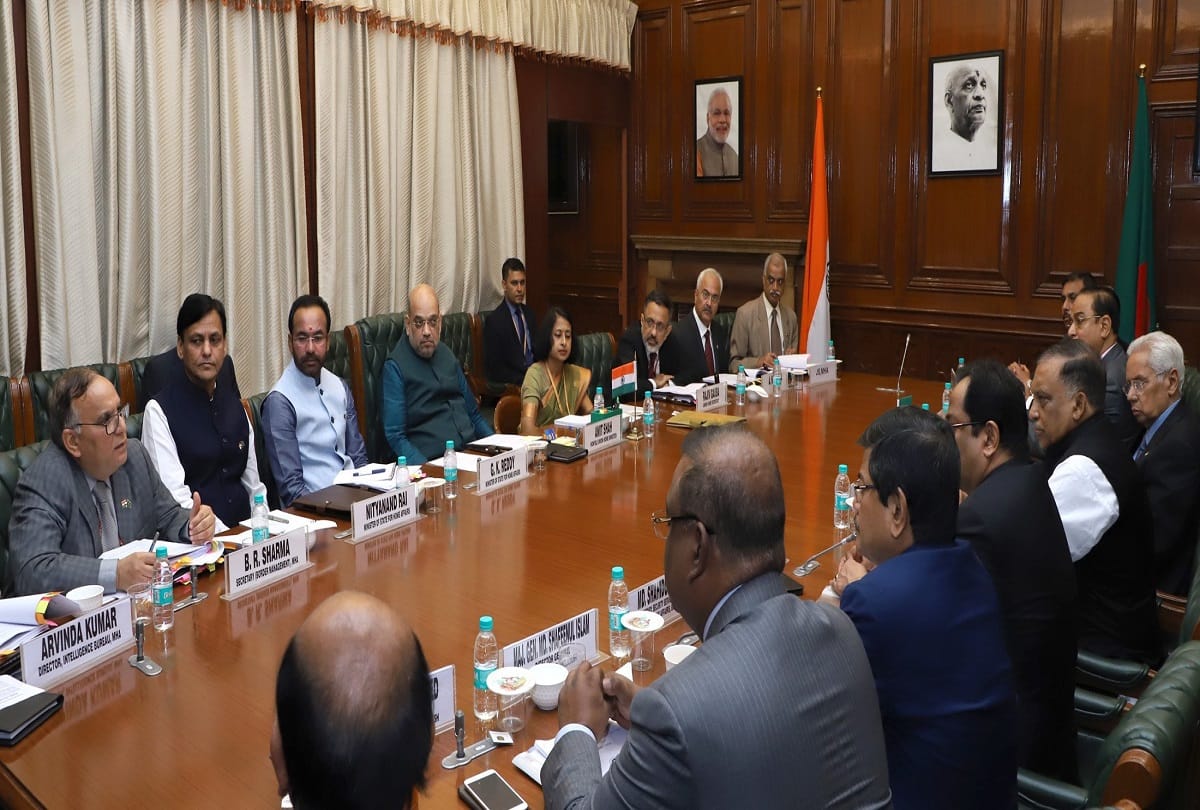 Amit Shah expressed concern to Bangladesh about illegal infiltration