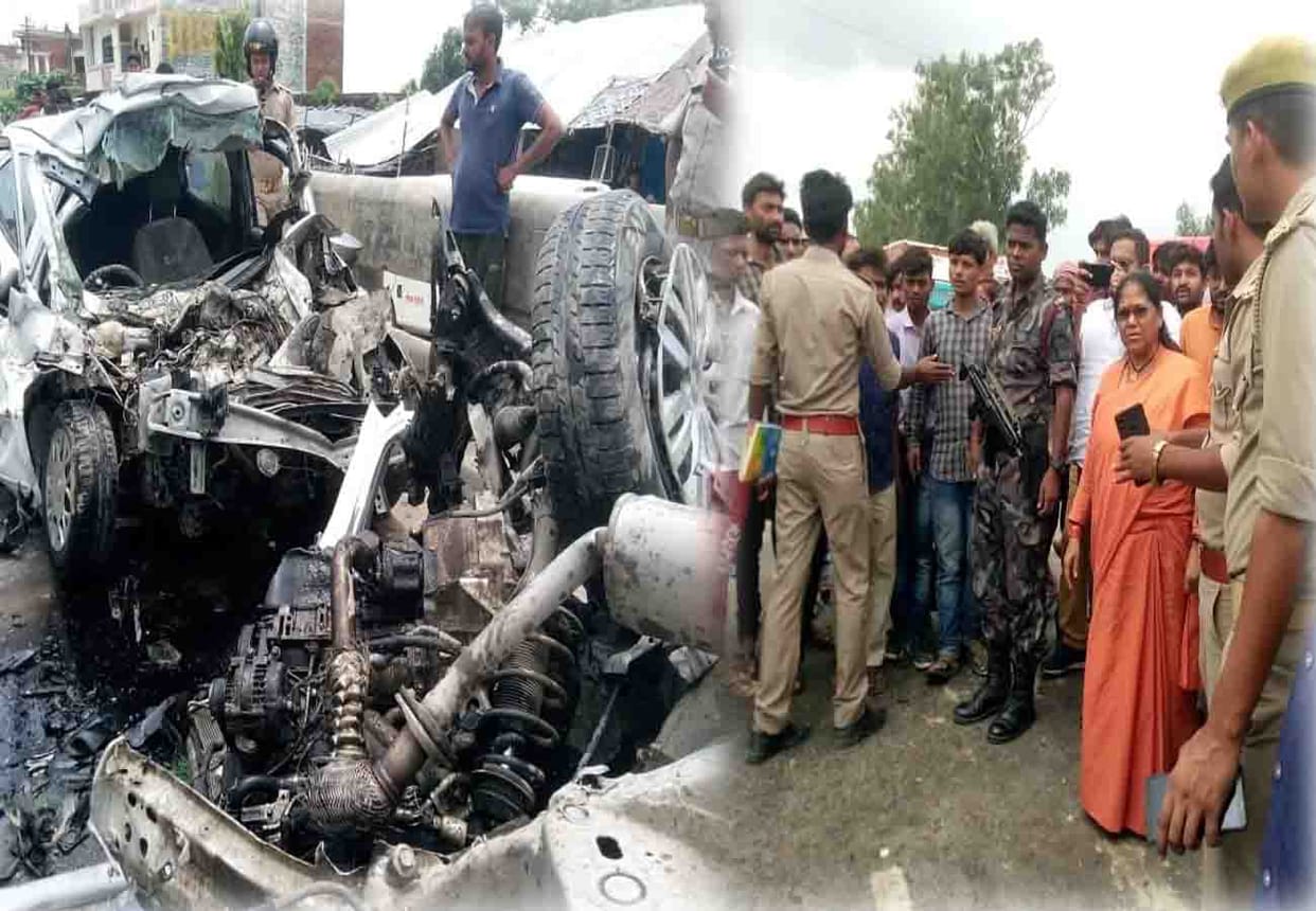 road accident in fatehpur, one people died