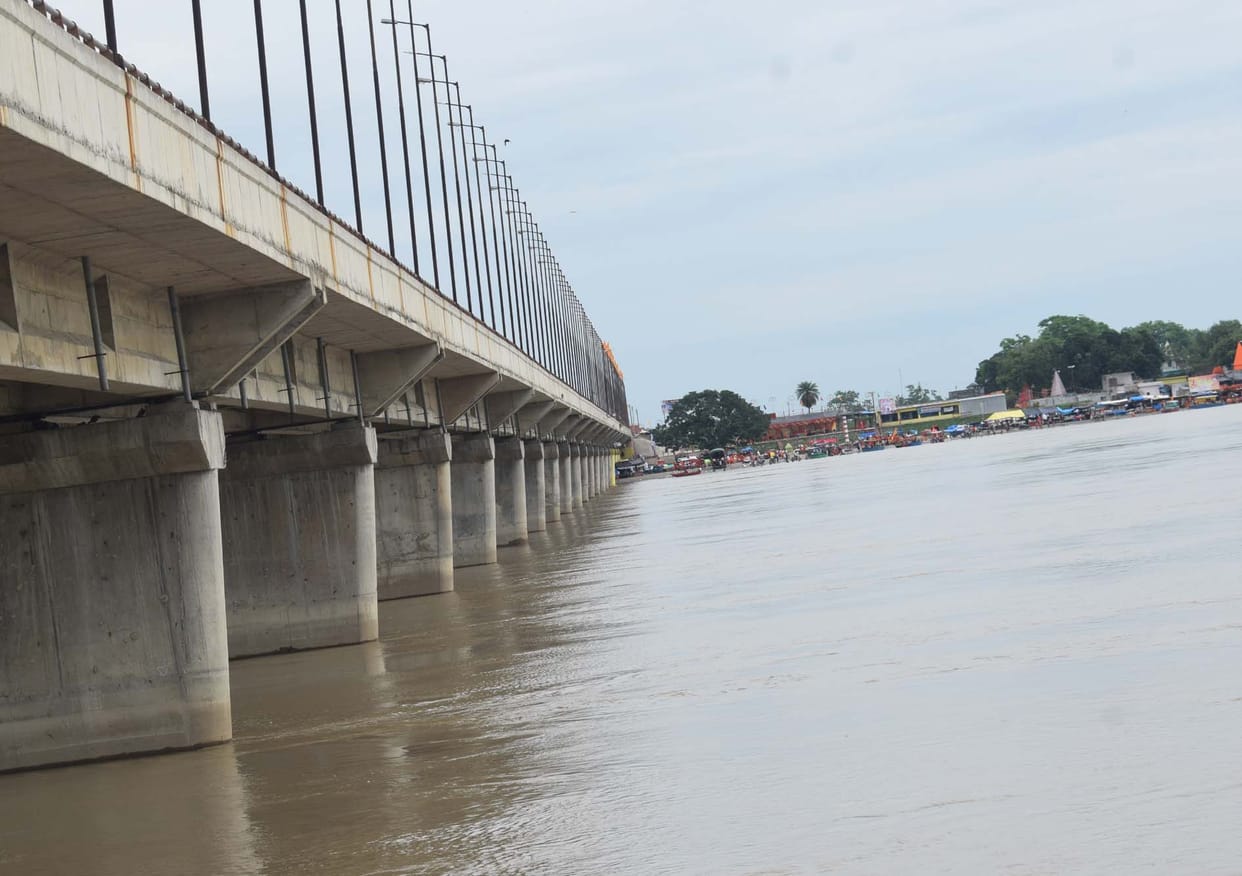 ganga, flood, water lavel