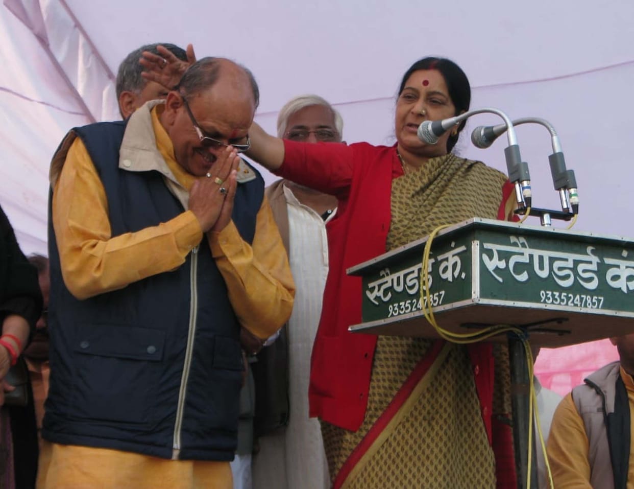 Sushma thundered at the end of Article 370 in Belha