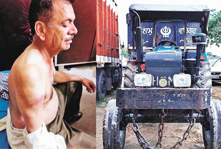 Attacked On  Mining officials In Ludhiana Of Punjab