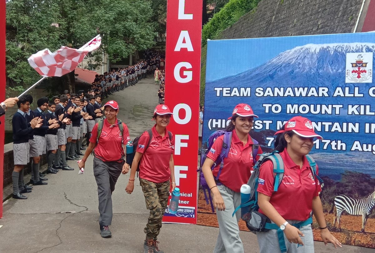 Solan Himachal Pradesh Lawrence School Sanawar Girls will Climb Mount Kilimanjaro