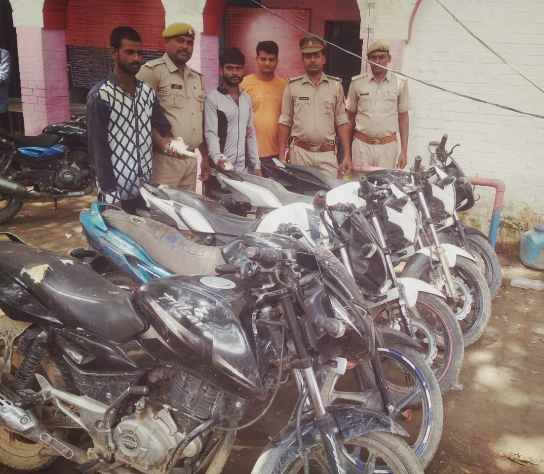 Two crooks arrested with five stolen bikes
