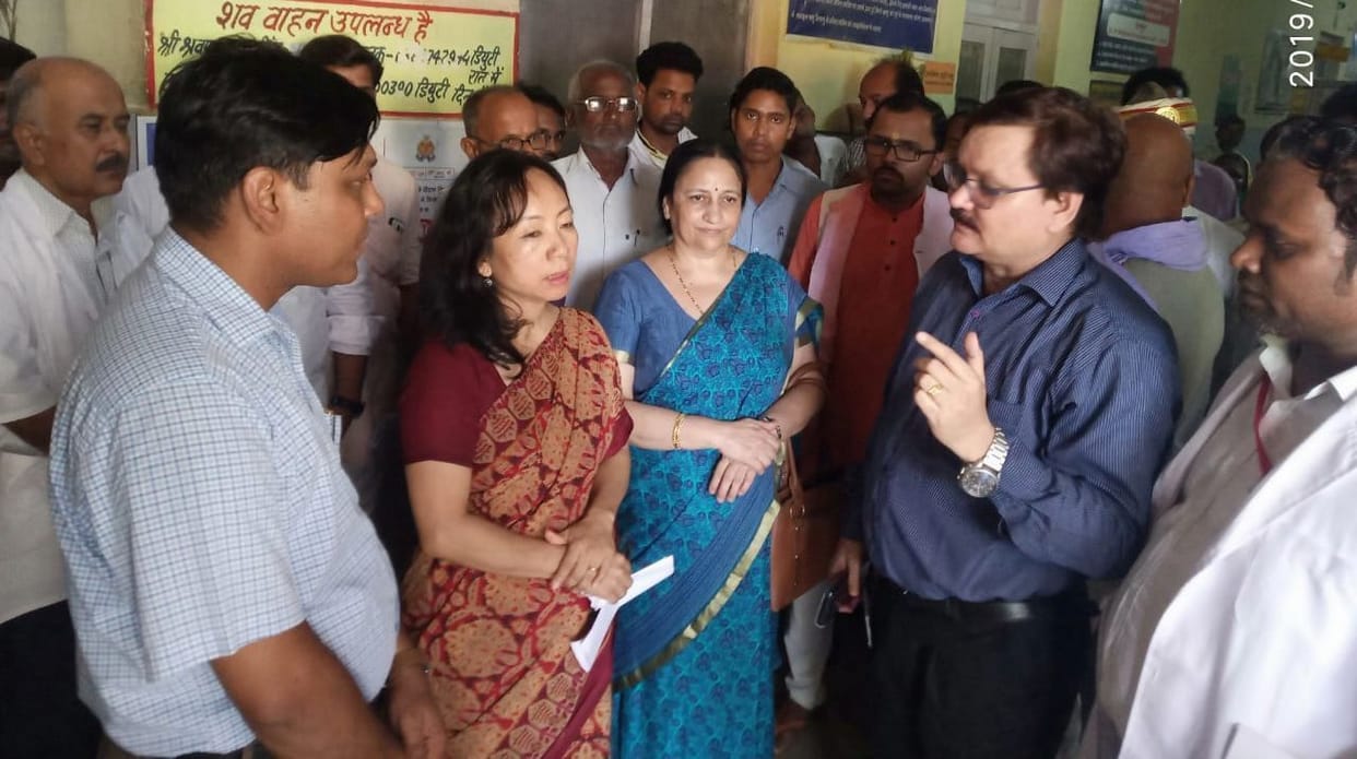 Health secretary erupted after seeing waterlogging and dirt