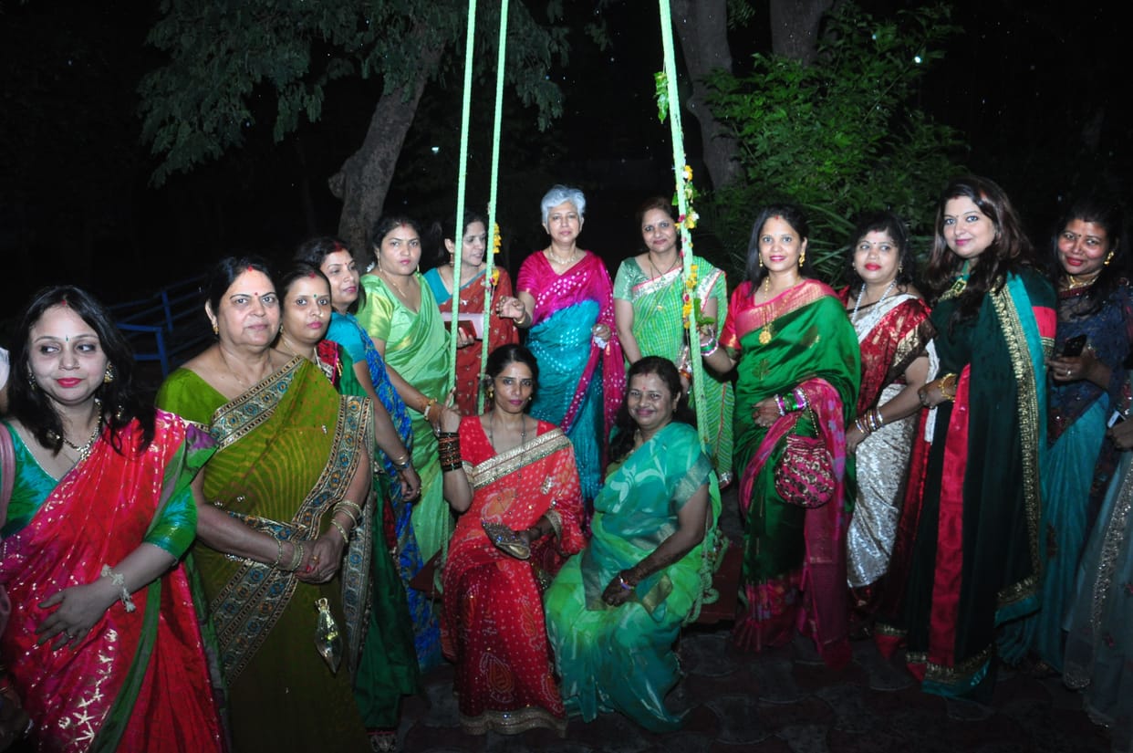 Haryali teej utsav celebrated in Jhansi, UP