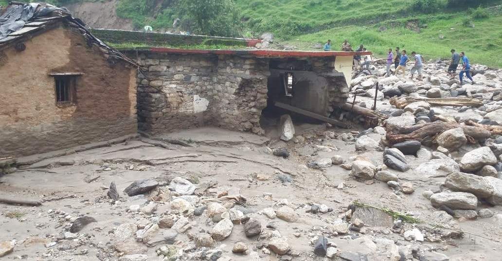 Mother-daughter buried in debris in Faldigaon, Dewal, missing