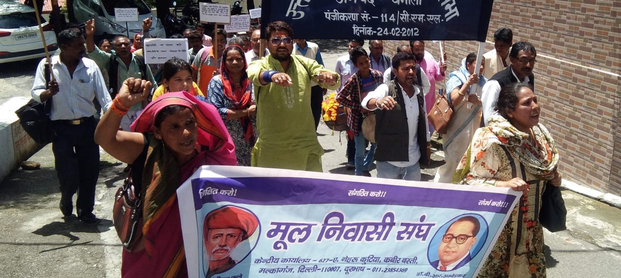 The Hill Craftsmen Sabha organized a procession-demonstration, a gradual sit-in with their demands