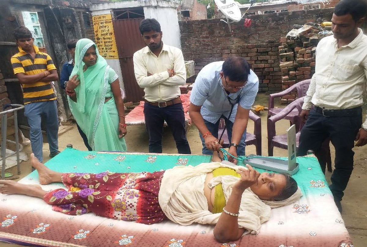 Mother left food because Due to Son in saudi arabia Mainpuri News