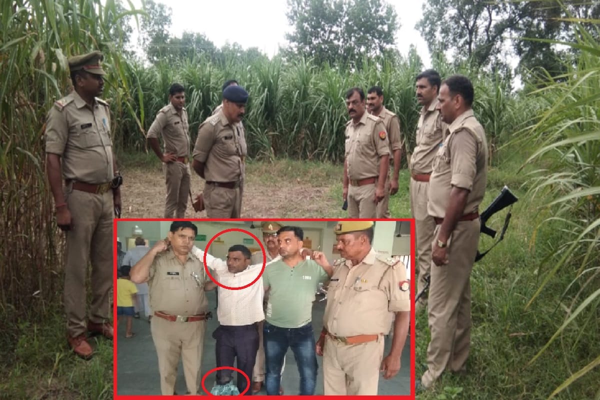 Police shot a crook in an encounter and arrested in Muzaffarnagar district