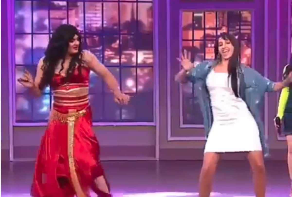 nora fatehi accept dance challenge and share a video on instagram