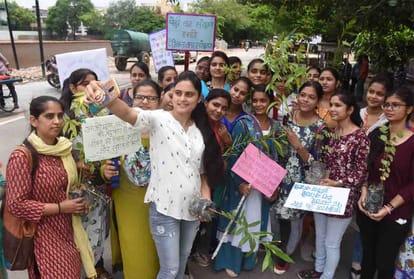 tree plantation drive in uttar pradesh