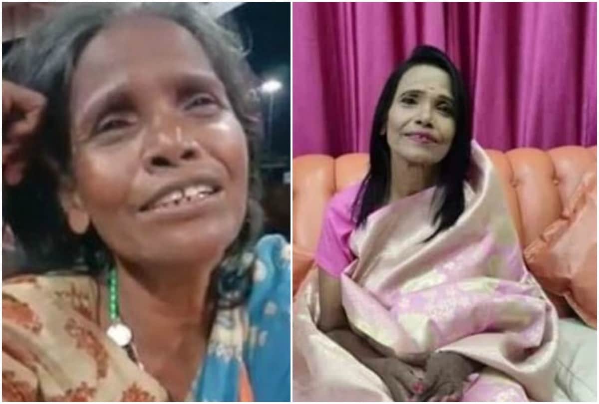 Women who sing song like Lata Mangeshkar on railway station huge transformation in looks