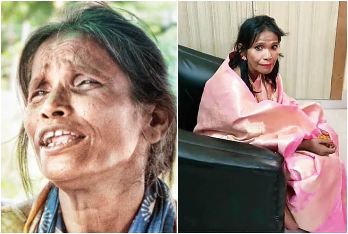 Women who sing song like Lata Mangeshkar on railway station huge transformation in looks