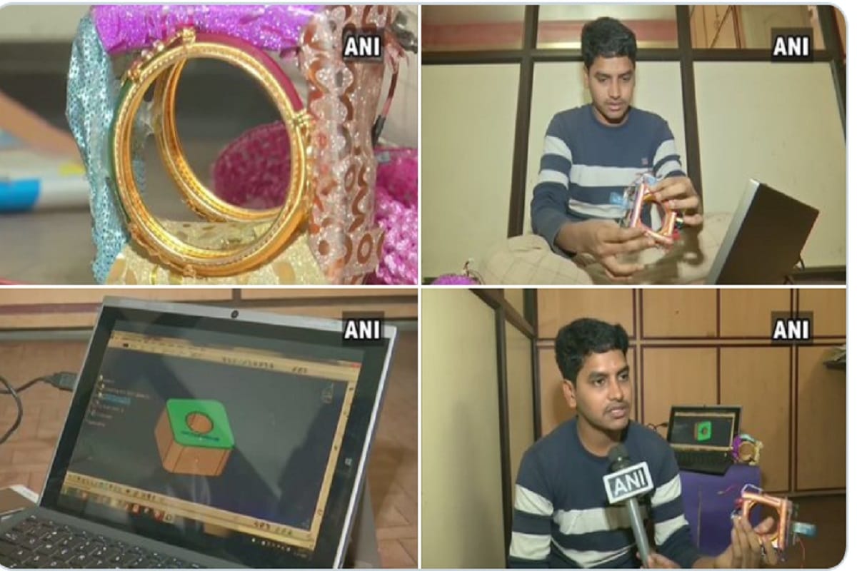 smart bangle develops by Telangana’s Hyderabad men for women safety It sends shock waves