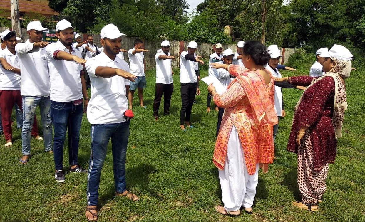 Youth took out rally and gave message of cleanliness