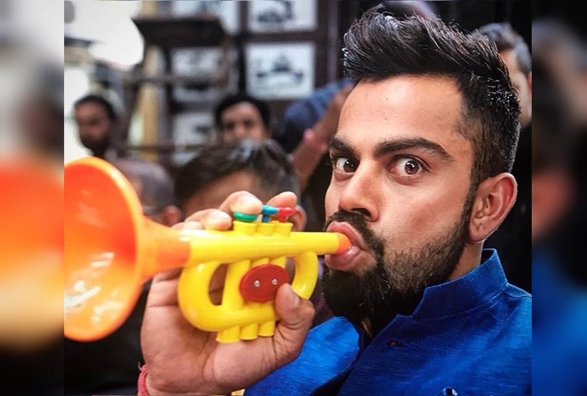 VIDEO: Virat Kohli sance moves on ground with Chris Gayle and staff going viral