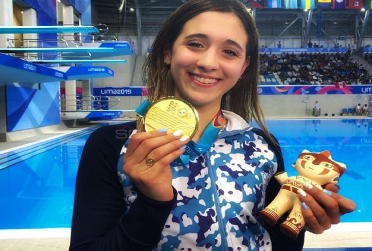 Argentina Delfina Pignatiello won gold medal in Women’s 800 Free of pan america games