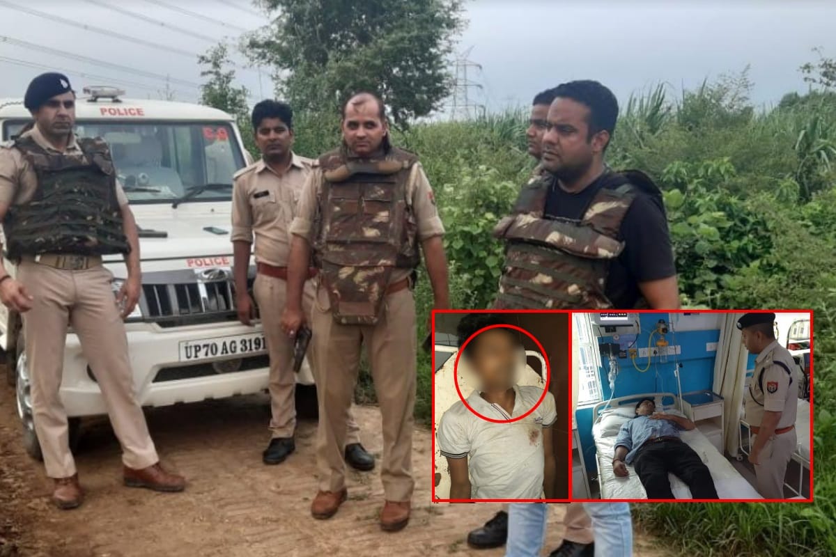 Baghpat police killed a reward Badmash of one lakh twenty five thousand rupees  in Encounter