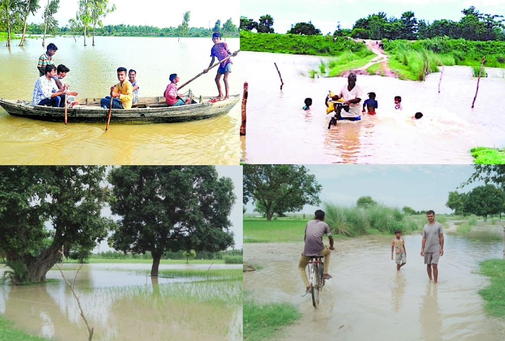 Flood in Bahraich and Barabanki.