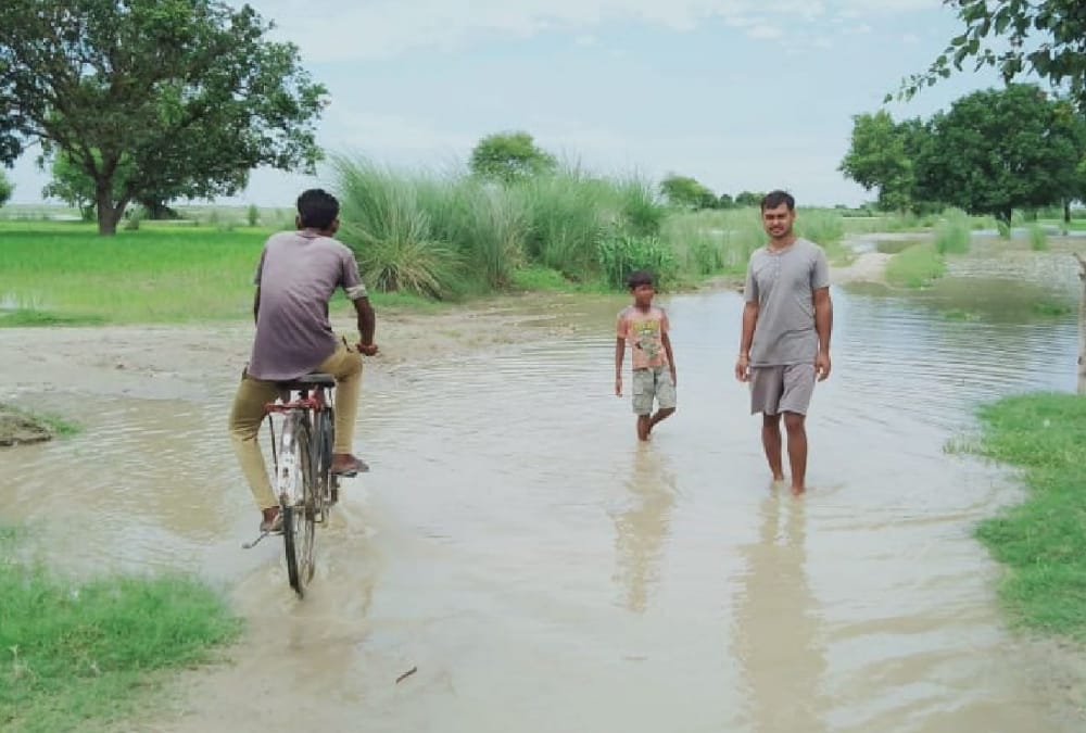 Flood in Bahraich and Barabanki.