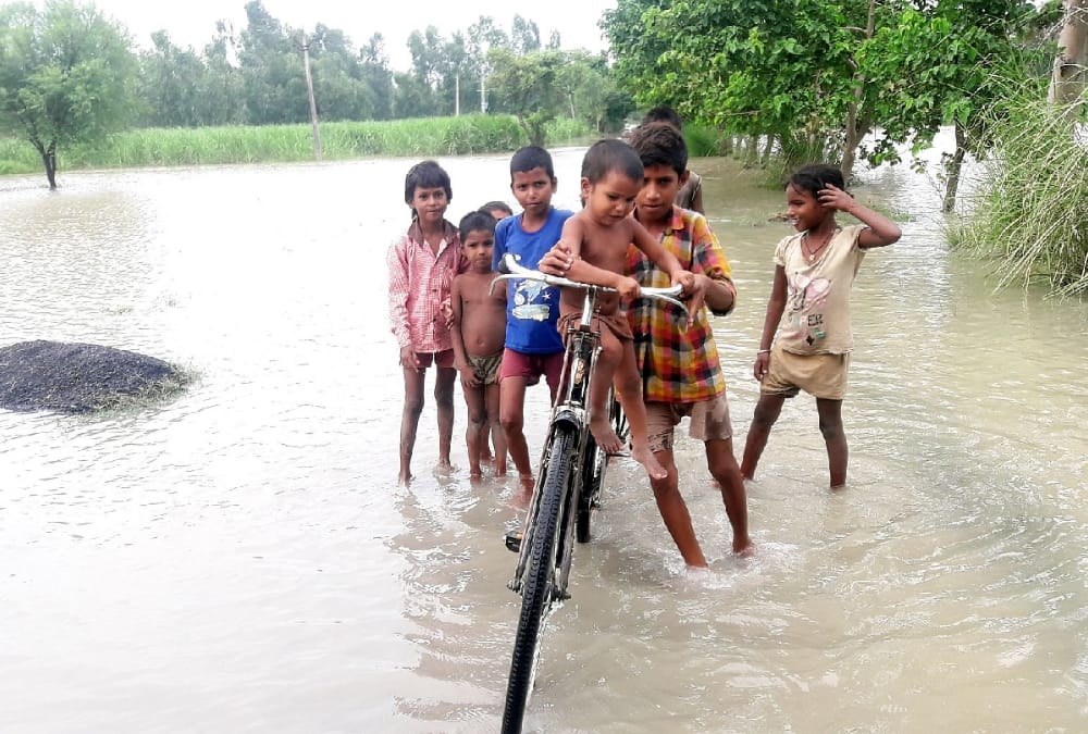 Flood in Bahraich and Barabanki.