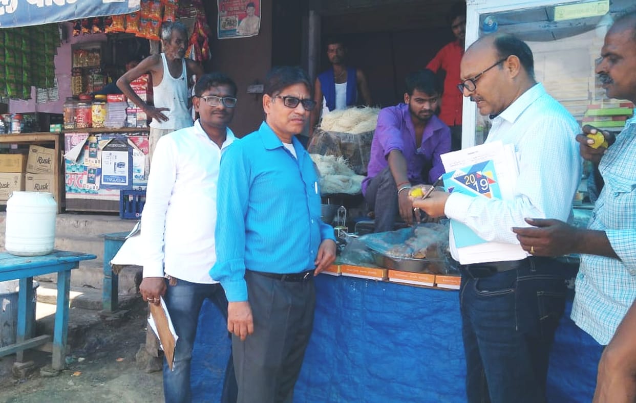 inspection in sweets shop at mainpuri