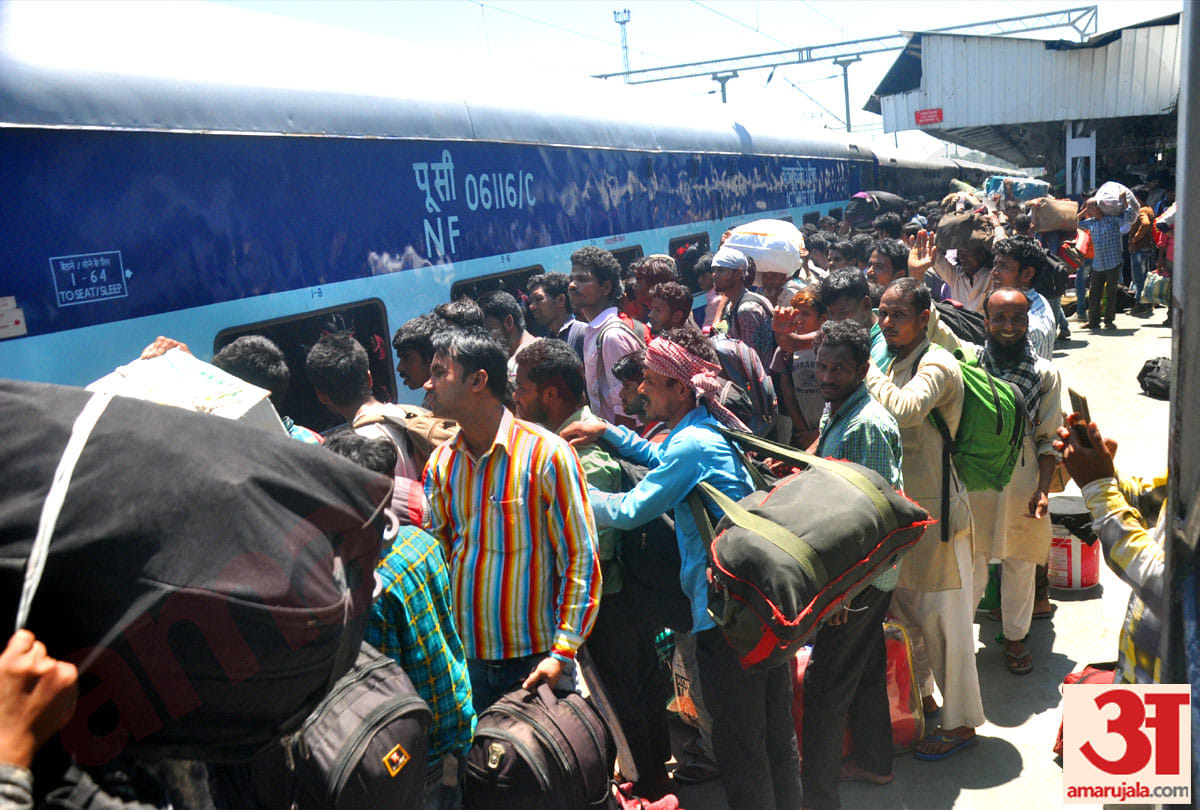 fice thousand people came from kashmir valley retired to their home from special train from jammu