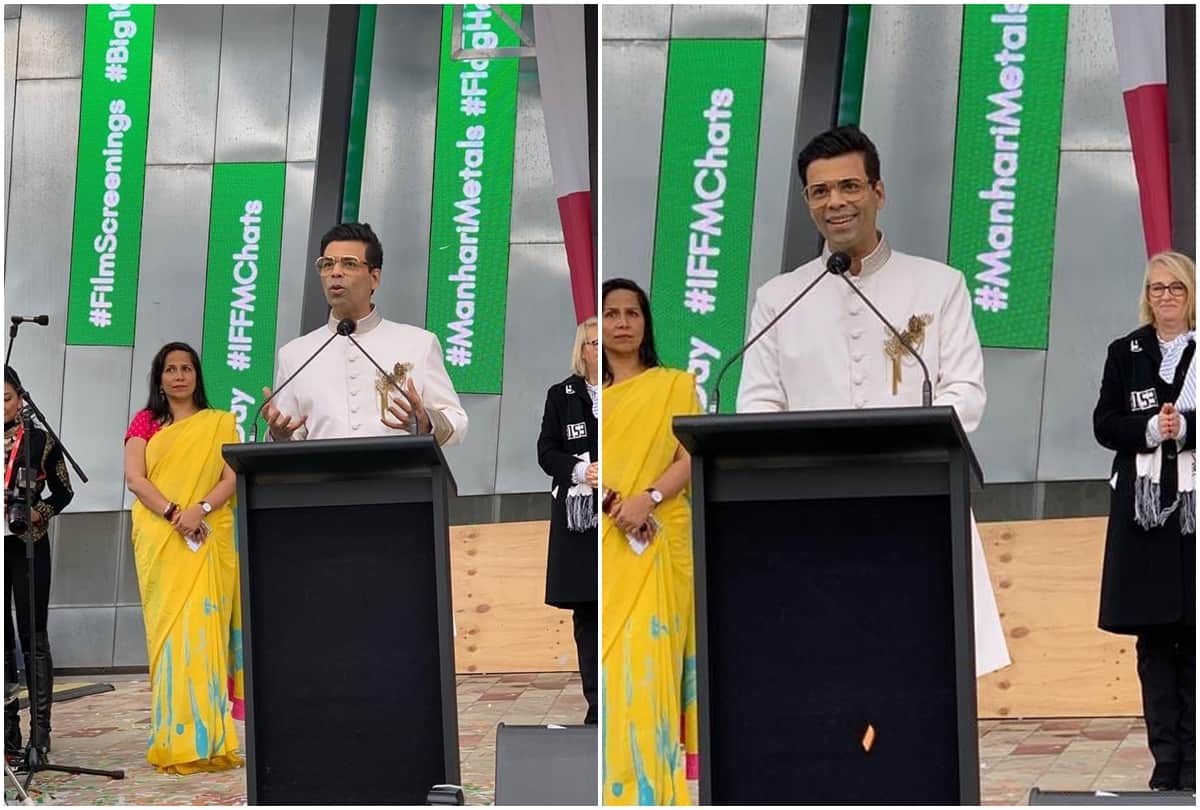 before independence day Karan Johar Unfurls Tiranga at Indian Film Festival Melbourne