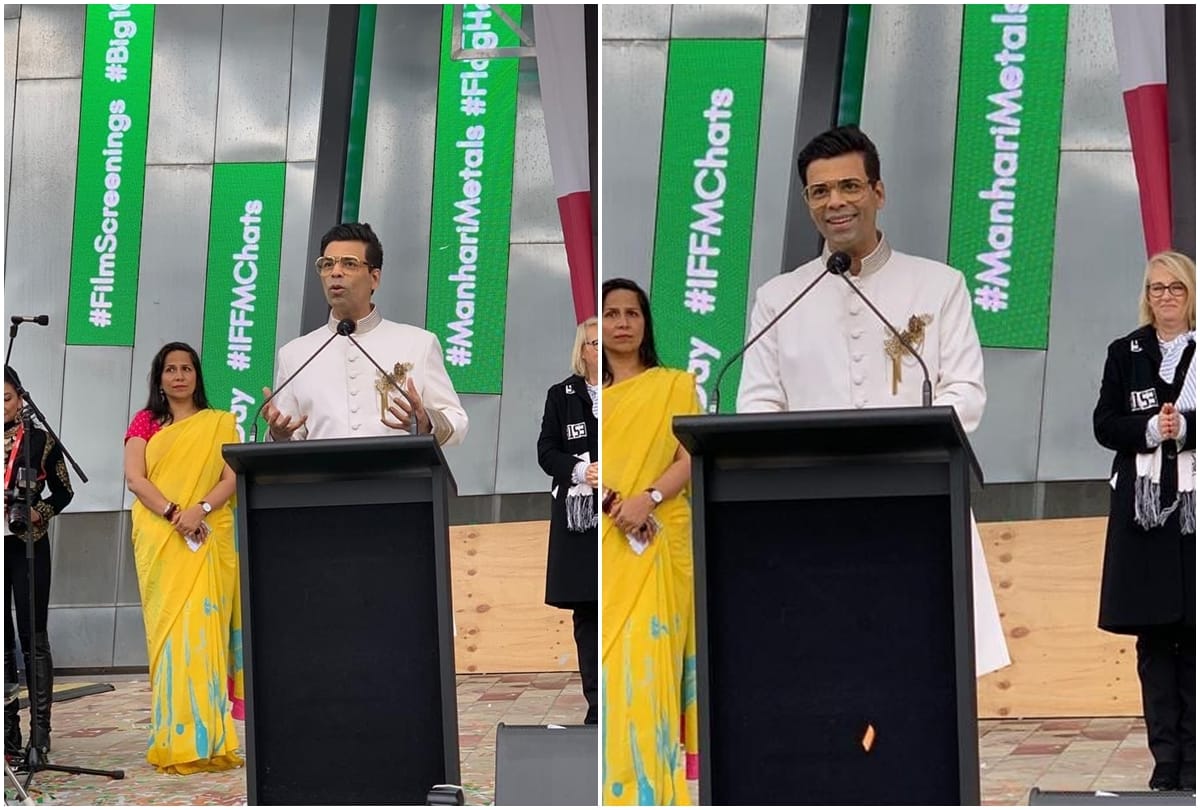 before independence day Karan Johar Unfurls Tiranga at Indian Film Festival Melbourne