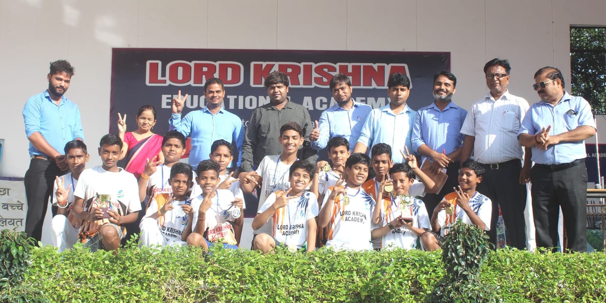 Sports, football comptition in mainpuri